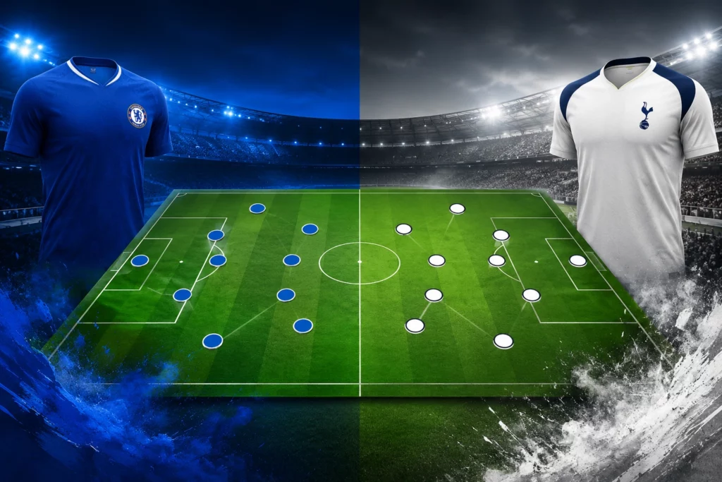 Statistik dan Susunan Pemain Chelsea vs Tottenham Hotspur