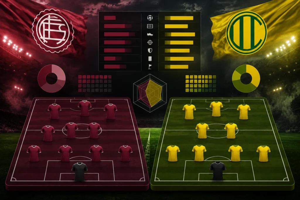 Statistik dan Susunan Pemain Lanus vs Mirassol
