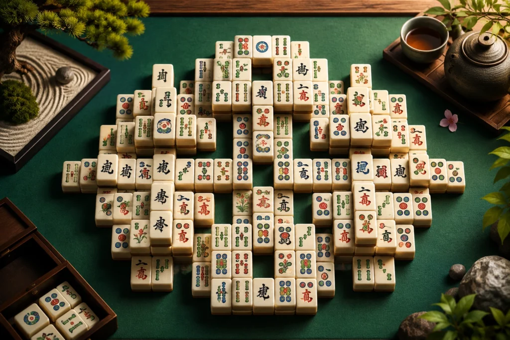 cara bermain mahjong solitaire