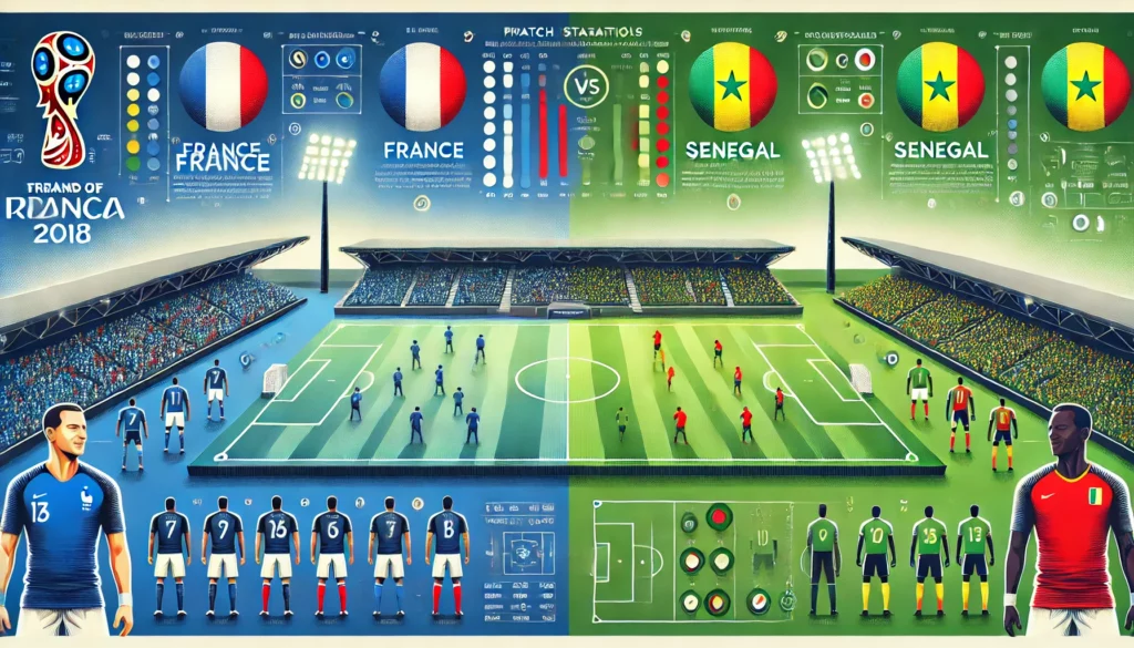 Statistik dan Susunan Pemain France vs Senegal