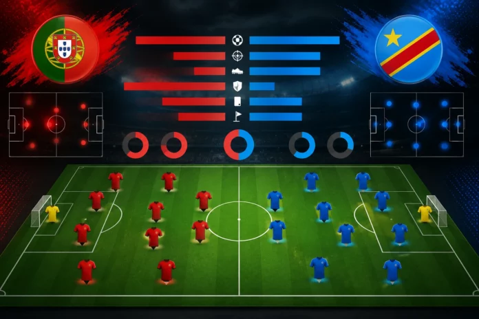 Statistik dan Susunan Pemain Portugal vs Congo DR Statistik dan Susunan Pemain Portugal vs Congo DR